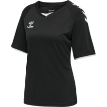 hummel Sport-Shirt hmlCORE Volley Tee (Polyester, Jerseystoff) Kurzarm schwarz Damen