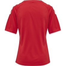 hummel Sport-Shirt hmlCORE Volley Tee (Polyester, Jerseystoff) Kurzarm rot Damen