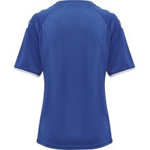 hummel Sport-Shirt hmlCORE Volley Tee (Polyester, Jerseystoff) Kurzarm dunkelblau Damen