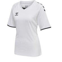 hummel Sport-Shirt hmlCORE Volley Tee (Polyester, Jerseystoff) Kurzarm weiss Damen