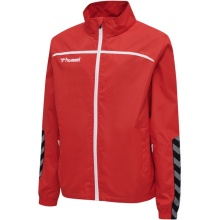 hummel Sport-Trainingsjacke hmlAUTHENTIC Training Jacket (wetterbeständige, Taschen mit Reißverschluss) rot Herren