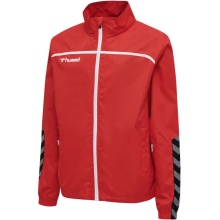 hummel Sport-Trainingsjacke hmlAUTHENTIC Training Jacket (wetterbeständige, Reißverschlusstaschen) rot Kinder