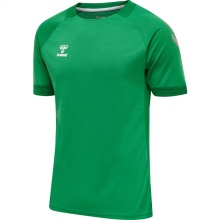 hummel Sport-Tshirt hmlLEAD Poly Jersey (Mesh-Material) Kurzarm grün Herren