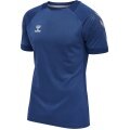 hummel Sport-Tshirt hmlLEAD Poly Jersey (Mesh-Material) Kurzarm dunkelblau Herren