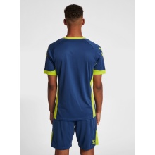 hummel Sport-Tshirt hmlLEAD Poly Jersey (Mesh-Material) Kurzarm darkblau Herren