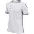 hummel Sport-Tshirt hmlLEAD Poly Jersey (Mesh-Material) Kurzarm weiss Herren