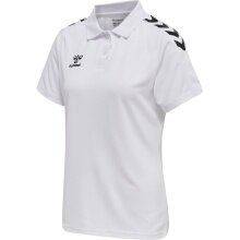hummel Sport-Polo hmlCORE XK Functional (Polyester-Piquel) Kurzarm weiss Damen