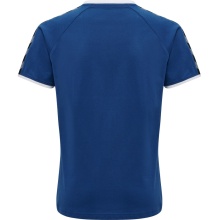 hummel Sport-Tshirt hmlAUTHENTIC Training Tee (Baumwoll-Polyestergemisch) Kurzarm dunkelblau Kinder