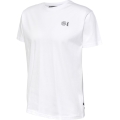hummel Sport/Freizeit-Tshirt hmlCOURT Cotton (elastischer Jerseystoff) kurzarm weiss Herren