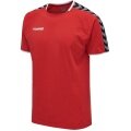 hummel Sport-Tshirt hmlAUTHENTIC Training Tee (Baumwoll-Polyestergemisch) Kurzarm rot Herren