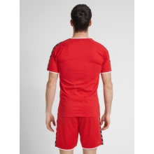 hummel Sport-Tshirt hmlAUTHENTIC Training Tee (Baumwoll-Polyestergemisch) Kurzarm rot Herren