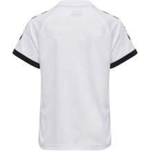 hummel Sport-Tshirt hmlCORE Volley Tee (Polyester, Jerseystoff) Kurzarm weiss Kinder