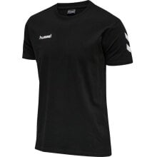hummel Sport/Freizeit-Tshirt hmlGO Cotton (Baumwolle) Kurzarm schwarz Herren