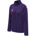 hummel Sport-Langarmshirt hmlCORE XK Half-Zip Sweat (Polyester-Sweatstoff) violett Damen