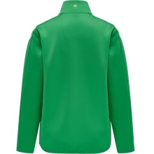 hummel Sport-Langarmshirt hmlCORE XK Half-Zip Sweat (Polyester-Sweatstoff) grün Damen