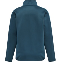 hummel Sport-Langarmshirt hmlCORE XK Half-Zip Sweat (Polyester-Sweatstoff) coralblau Damen