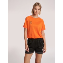 hummel Sport-Shirt (Trikot) hmlLEAD Poly Jersey (Mesh-Material) Kurzarm orange Damen