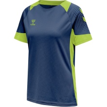 hummel Sport-Shirt (Trikot) hmlLEAD Poly Jersey (Mesh-Material) Kurzarm denimblau Damen
