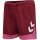 hummel Sporthose hmlLEAD Poly Shorts (Mesh-Stoff, ohne Seitentaschen) Kurz bordeaux/pink Damen