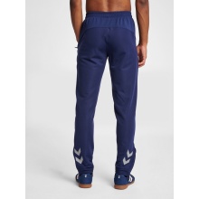 hummel Sporthose hmlLEAD Poly Pants (Seitentaschen, dehnbarer Sweatstoff) Lang marineblau Herren