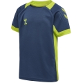 hummel Sport-Tshirt hmlLEAD Poly Jersey (Mesh-Material) Kurzarm denimblau Kinder