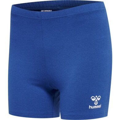 hummel Sport-Tight hmlCORE Volley Cotton Hipster (weicher, dehnbarer Jerseystoff) Kurz blau Damen