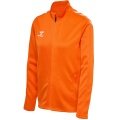 hummel Sport-Trainingsjacke hmlCORE XK Poly Zip Sweat (Polyester-Sweatstoff, Front-Reißverschluss) orange Damen