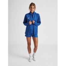 hummel Sport-Trainingsjacke hmlCORE XK Poly Zip Sweat (Polyester-Sweatstoff, Front-Reißverschluss) dunkelblau Damen