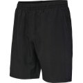 hummel Sporthose hmlCOURT Woven Shorts (elastischer Bund) kurz schwarz Herren