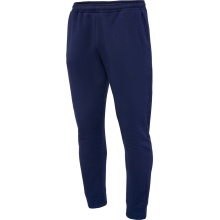 hummel Sport-Freizeithose hmlCOURT Cotton Sweatpants (weicher Sweatstoff) lang marineblau Herren