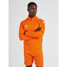 hummel Sport-Langarmshirt hmlCORE XK Half-Zip Poly Sweat (Polyester-Sweatstoff) orange Herren