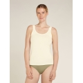 Icebreaker Unterwäsche Tank Top Siren - Merinowolle - undyed weiss Damen
