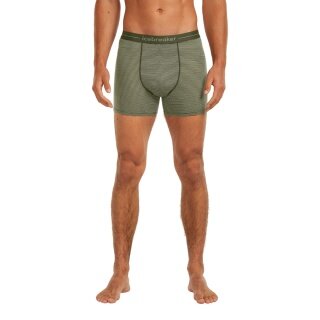 Icebreaker Boxershort Anatomica (Merinowolle) Unterwäsche lichen/lodengrün Herren
