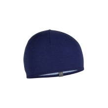 Icebreaker Mütze (Beanie) Pocket Hat Wendemütze (Merinowolle) navyblau - 1 Stück