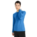 Icebreaker Unterwäsche Langarmshirt 200 Oasis LS Crewe - Merinowolle, enganliegend - lazuriteblau Herren
