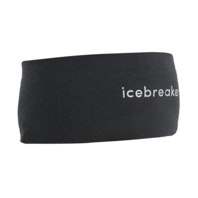 Icebreaker Stirnband 200 Oasis - Merinowolle - schwarz