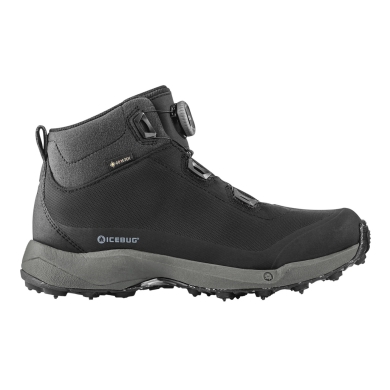 Icebug Winter-Wanderschuhe Stavre BUGrip GTX (BOA-Schnürsystem, wasserdicht, mit Spikes) schwarz Herren