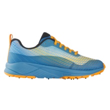 Icebug Winter-Trail-Laufschuhe NewRun BUGrip - mit 17 dynamischen Hartmetall-Spikes - blau/orange Herren