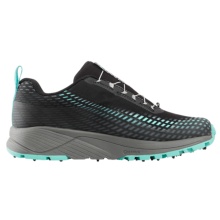 Icebug Winter-Trail-Laufschuhe NewRun BUGrip GTX (BOA® Fit System, wasserdicht, mit Spikes) schwarz/mistblau Damen
