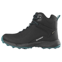 Icebug Winterschuhe Pace3 BUGrip GTX (wasserdicht, mit Spikes, weiter Leisten) schwarz/teal Damen