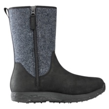 Icebug Winterstiefel Grove ReWool BUGrip (wasserdicht, mit Spikes) grau/schwarz Damen