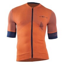 Iron-IC Bike T-shirt Hero Full Zip Kurzarm orange Herren