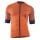 Iron-IC Bike T-shirt Hero Full Zip Kurzarm orange Herren