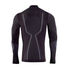 Iron-IC Funktionsunterwäsche Langarmshirt Performance (atmungsaktiv) schwarz/grau Herren