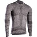 Iron-IC Funktionsunterwäsche Langarmshirt Performance (leicht und atmungsaktiv) graumelange Herren