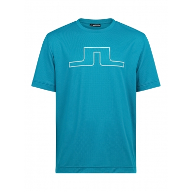 J.Lindeberg Tennis-Tshirt Bridge Graphic hellblau Herren