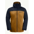 Jack Wolfskin Winterjacke Taubenberg 3in1 2024 (wasser- und winddicht, Fleece-Innenjacke) distelgelb Herren