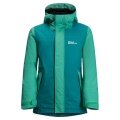 Jack Wolfskin Winterjacke Icy Mountain (wasser- und winddicht, atmungsaktiv,warm) türkis Jugendliche