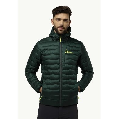 Jack Wolfskin Winter-Daunenjacke Passamani 2024 (sehr warm,wasserdicht, winddicht) dunkelolivgrün Herren