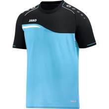 JAKO Sport-Tshirt Competition 2.0 aquablau/schwarz Herren